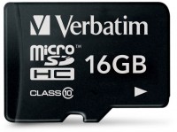 Photos - Memory Card Verbatim microSDHC Class 10 16 GB