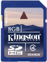 Memory Card Kingston SDHC Class 4 8 GB