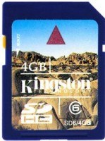 Photos - Memory Card Kingston SDHC Class 6 4 GB