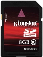 Memory Card Kingston SDHC Class 10 8 GB