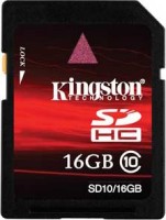 Photos - Memory Card Kingston SDHC Class 10 16 GB