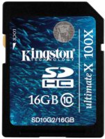 Photos - Memory Card Kingston SDHC 100x Class 10 16 GB