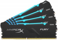 Photos - RAM HyperX Fury DDR4 RGB 4x16Gb HX434C16FB3AK4/64