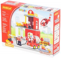 Photos - Construction Toy Polesie Fire Station 77516 