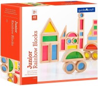 Photos - Construction Toy Guidecraft Rainbow Blocks G3083 