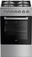 Photos - Cooker Beko FSE 52130 DX stainless steel