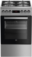 Photos - Cooker Beko FSMT 52336 DXDS stainless steel