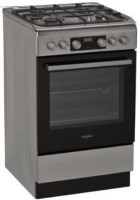 Photos - Cooker Whirlpool WS 5G8CHX stainless steel