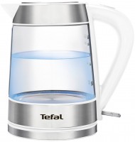 Photos - Electric Kettle Tefal Glass kettle KI730132 white