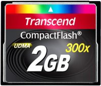 Photos - Memory Card Transcend CompactFlash 300x 2 GB