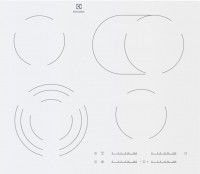 Photos - Hob Electrolux EHF 96547 SW white