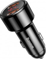 Photos - Charger BASEUS Magic Dual USB Quick Chargering Car Charger 