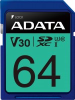 Photos - Memory Card A-Data Premier Pro SDXC UHS-I U3 Class 10 (V30S) 64 GB