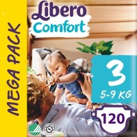 Photos - Nappies Libero Comfort 3 / 120 pcs 