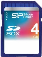 Photos - Memory Card Silicon Power SD 80x 4 GB