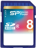 Photos - Memory Card Silicon Power SDHC Class 6 8 GB