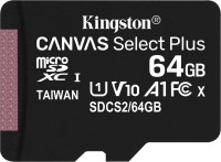 Photos - Memory Card Kingston microSD Canvas Select Plus 64 GB