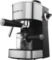 Photos - Coffee Maker Polaris PCM 4008AL stainless steel