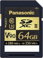 Photos - Memory Card Panasonic SDXC Class 10 UHS-II U3 V90 64 GB