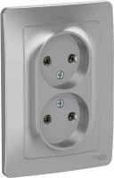 Photos - Socket Schneider Blanca BLNRS000023 silver