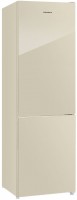 Photos - Fridge MAUNFELD MFF200NFBG beige