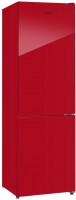 Photos - Fridge MAUNFELD MFF200NFR red