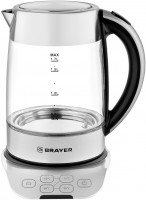 Photos - Electric Kettle Brayer BR1000 2200 W 1.7 L  stainless steel