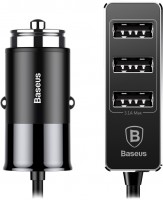 Photos - Charger BASEUS Enjoy Together 4 USB Car Charger 