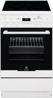 Photos - Cooker Electrolux EKC 954907 W white