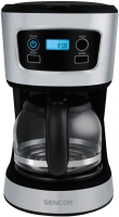 Photos - Coffee Maker Sencor SCE 3700BK stainless steel