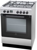 Photos - Cooker Indesit I 6GMH6AG X stainless steel