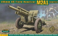 Photos - Model Building Kit Ace 105mm US Field Howitzer (1:72) 