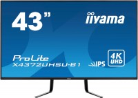Photos - Monitor Iiyama ProLite X4372UHSU-B1 43 "  black