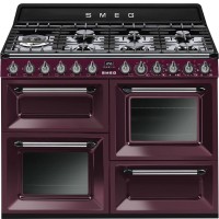 Photos - Cooker Smeg TR4110RW1 burgundy