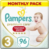 Photos - Nappies Pampers Premium Care Pants 3 / 96 pcs 