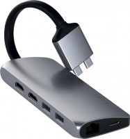 Card Reader / USB Hub Satechi Type-C Dual Multimedia Adapter 