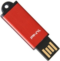 Photos - USB Flash Drive PNY Micro Slide Attache 8 GB