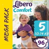 Photos - Nappies Libero Comfort 5 / 96 pcs 