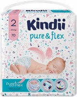 Photos - Nappies Kindii Pure and Flex 2 / 70 pcs 