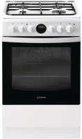 Photos - Cooker Indesit IS 5G8CHW white