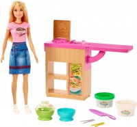 Photos - Doll Barbie Noodle Bar Playset with Blonde Doll GHK43 