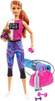 Photos - Doll Barbie Fitness Doll GJG57 