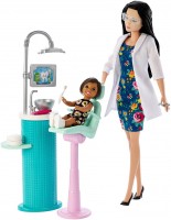 Photos - Doll Barbie Dentist Doll and Playset FXP17 