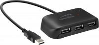 Photos - Card Reader / USB Hub Speed-Link Snappy Evo USB Hub 4 Port USB 2.0 Passive 