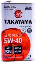 Photos - Engine Oil TAKAYAMA 5W-40 1 L