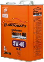Photos - Engine Oil Autobacs Fully Synthetic 5W-40 SN/CF 4 L