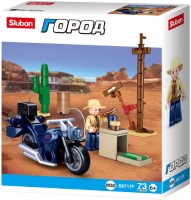 Photos - Construction Toy Sluban Motorcycle M38-B0717F 