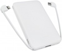 Photos - Powerbank ZIZ White 5000 