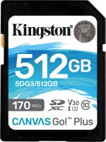 Photos - Memory Card Kingston SDXC Canvas Go! Plus 512 GB