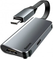 Photos - Card Reader / USB Hub BASEUS Little Box USB-C to USB-C+HDMI 